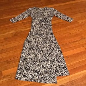 Boden maxi wrap dress